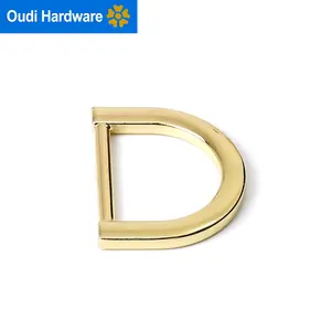 <strong>Bag</strong> Strap <strong>Accessories</strong> Zinc Alloy D Ring Metal Rings for <strong>Bags</strong> Buckle Handbag Rings and Fittings - Product Image 2