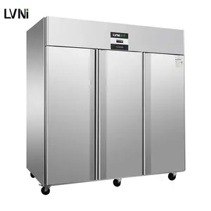 Factory Direct 3 Door Vertical Freezer Kitchen Equipment Fridge Upright Freezer Restaurant Refrigerator