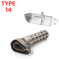 Pembunuh DB katalis Mid End depan Universal, untuk Muffler knalpot sepeda motor peredam bising Eliminator tipe khusus