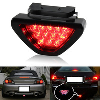 Feu de signalisation de freinage universel étanche F1 Style Triangle sportif 12led feu de brouillard arrière troisième feu de freinage DRL pour JDM BBA