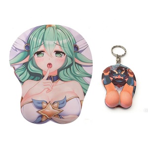 Alfombrilla <span class=keywords><strong>de</strong></span> Ratón Ergonómica Personalizada con Diseño <span class=keywords><strong>de</strong></span> Anime, Fotos Sexys <span class=keywords><strong>de</strong></span> Chicas en 3D, Pechos Grandes, con Soporte para Muñeca y Brazo - Product Image 1