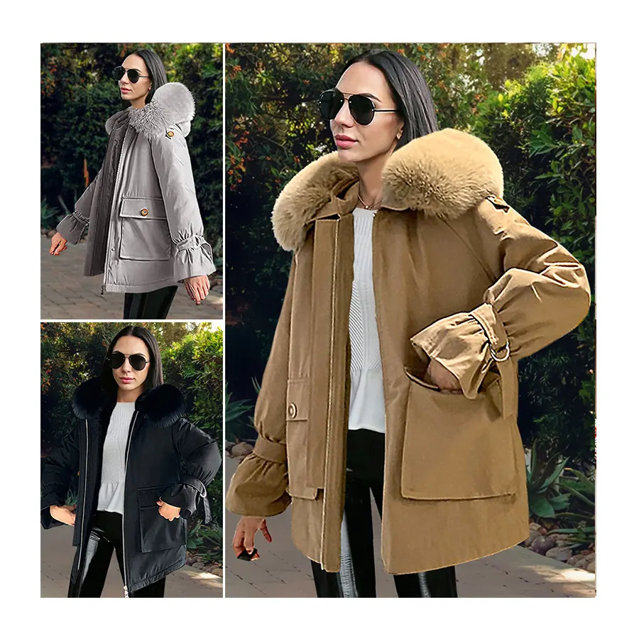 Cotton Padded Clothes Korean Loose Cotton Padded Jacket 2022 High Quality New Parker Coat Women's Winter Short Thickened Zipper