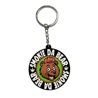 Porte-clés en PVC durable de forme personnalisée, impression UV, créez votre propre logo, porte-clés en PVC pour adultes, clés de voiture, cadeau de fête