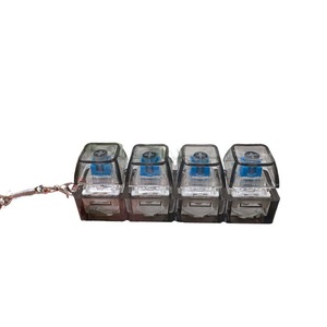 Llavero con Teclado LED, Juguete Sensorial Antiestrés, Clicker de Cristal, Gadget <span class=keywords><strong>para</strong></span> Adultos y Niños - Product Image 4