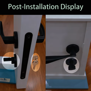 BBdhome cửa gỗ vỏ nhôm Lõi Đồng Thau an toàn cao 3 phím đồng 70mm(35-35) duy nhất mở khóa màu đen xi lanh - Product Image 5