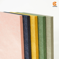 ASTM E84 Geluidsabsorberende Polyester Akoestische Panelen Ecologisch PET Polyestervezel Akoestische Panelen Niet-toxische Akoestische PET Panelen
