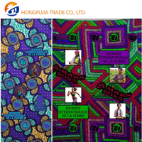 Desain grosir Hari Wanita internasional Batik Afrika dicetak kain Carded desain kustom kain Ankara katun kain Loin