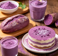 Poudre d'Ube Premium des Philippines |   Poudre d'Ube (patate douce violette) de qualité alimentaire |   Idéal pour la pâtisserie, les boissons, la crème glacée