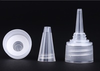 Bouteille en plastique transparente à bec pointu vide de 10 ml à 500 ml, bouteille à presser en PET pour huile capillaire, huile essentielle, sérum pour la peau, shampoing