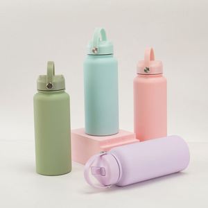 Bouteille d'eau isotherme en acier inoxydable transparente en gros, petite taille, avec infuseur à thé, idéale pour l'école, les filles et la salle de sport - Product Image 3