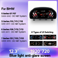 MEKEDE Tableau de bord LCD Linux Système avec LOGO pour BMW Car Série 5 GT F07 F10 F11 F18 Série 6 F06 12 13