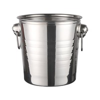 Ember Es Kepala Harimau Stainless Steel Non-Magnetik, Ember Sampanye KTV, Ember Anggur Merah, Ember Ludah, Ember Es