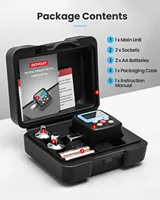 GOYOJO adaptor kunci pas torsi elektronik, konverter instrumen pengukur kekuatan 1/2 \ "1/4" Tampilan LCD presisi