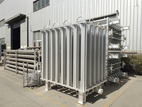 Vaporisateur d'air ambiant liquide de la conception 200Nm3/H 30Bar de profession pour la station d'essence