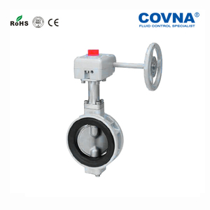วาล์วผีเสื้อ COVNA B2Bclearance Sale รุ่น Gear Box Butterfly DN80 แบบเวเฟอร์  แกนเปลือย  วัสดุสแตนเลส SS304 - Product Image 5