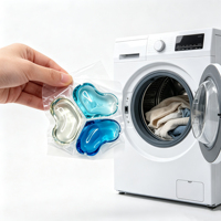 Lessive en capsules tout-en-un bio en gros, écologique, pour le lavage des vêtements, gel nettoyant liquide