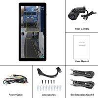Côté AI angle mort 10.36 pouces 2 canaux IPS moniteur DVR 256G droite gauche côté rétroviseur caméra de recul pour camion