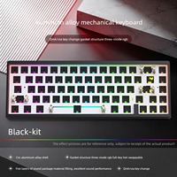 Kit MT65 Mini Clavier Compact Barebone 65% Personnalisé en Alliage d'Aluminium CNC OEM/ODM avec Conception de Marque Personnalisée