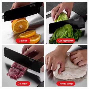 Kitchen Tool Cutting Board 201 Stainless Steel Chopping Board Ultimate Steel 3pcs Cutting Board Set - Product Image 4