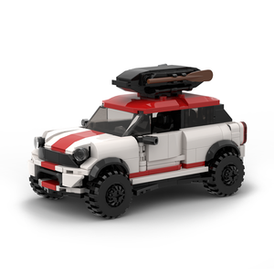 MOC M03232 SUV City Car Racer Classic off-road Building Blocks Brick Racing Super Technique Creative Garage DIY Set - Product Image 5