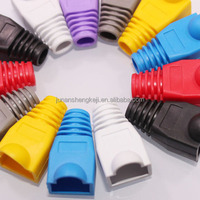 RJ45 Relief Cap Protective J45 Connector Boot 8 P8C utp Netzwerk modulare Stecker Stiefel cat5e cat6 Kabel