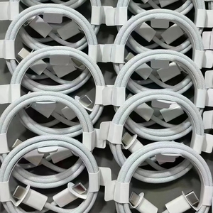 สำหรับ <span class=keywords><strong>Apple</strong></span> iPhone 16 16pro MAX braided NYLON 60W USB C TO USB C สายดาต้าชาร์จเร็ว Type C สำหรับ iPhone 15 15pro MAX - Product Image 2