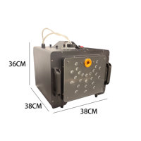 Machine à Brouillard LED MINGLANG pour Fêtes, Équipement de Scène Multicolore DMX512 6 Canaux 3000W, Télécommande AC 110-220V, Huile de Fumée 5min, Fer 2L