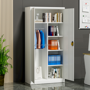 Modern 2-Door <b>Lockable</b> Steel Filing <b>Cabinet</b> Multi-Purpose Commercial Use Hospital Home School Bedroom Gym Hotel Furniture - Product Image 5