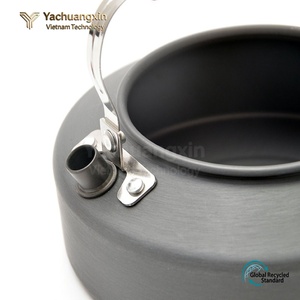 Juego de Utensilios de Cocina ICEFIRE Ultraligero de Aluminio para Camping, con Tapa de Vidrio, Compatible con Inducción y Gas, Capacidad de 1.1L/1.6L - Product Image 2