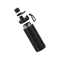 Bouteille d'eau isotherme géante multicolore de 32 oz en acier inoxydable pour voyage, avec affichage de la température, idéale pour cadeau d'affaires