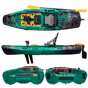 Kayak Pancing Plastik Modular 10 Kaki 2 Bagian, Dapat Dilepas, Populer, untuk Satu Orang, Penggerak Pedal - Product Image 1