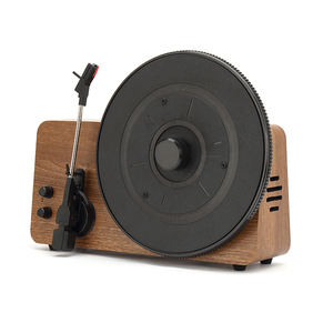 Reproductor de Vinilo Portátil Retro Nostálgico de Fabricante Chino, Reproductor de Música Vintage, <span class=keywords><strong>Grabador</strong></span> de Vinilo Vertical de 33, 45 y 78 RPM - Product Image 3