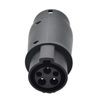 Kondisi baru SAE J1772 IEC 62196 tipe 1 Tipe 2 Adaptor EV dan Adaptor pengisi daya Tesla J1772-TYPE2