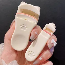 Recourbe-cils professionnel à griffes de chat pour femmes, outil de maquillage de longue durée, modèles mignons, s'adapte à toutes les formes de cils, 2 pièces - Product Image 4