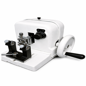 MAYALAB Micrótomo Rotatorio Manual, Construcción de Aluminio Blanco, Grosor de Sección Ajustable de 1-25 Micras, OEM, 1 Año de Garantía para Laboratorio - Product Image 1