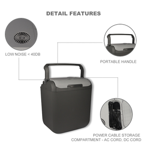 <span class=keywords><strong>Mini</strong></span> Refrigerador de 25L, Bajo Ruido, <span class=keywords><strong>Nevera</strong></span> Portátil para Camping, Enfriador Termoeléctrico Peltier de 12v - Product Image 2