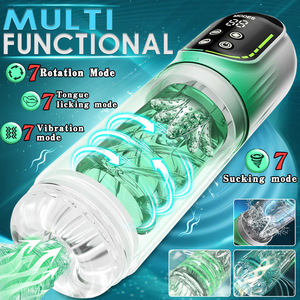 Nuevo Modelo 2026, Vibrador Masculino Silencioso, Dispositivo de Masturbación Automática con Succión, Empuje y Rotación - Product Image 3