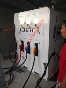 MADE IN CHINA Skid Petrol Station Container Portable Fuel Gas Diesel Pumps With Printer Mobile Mini Gasoline Tanks Station