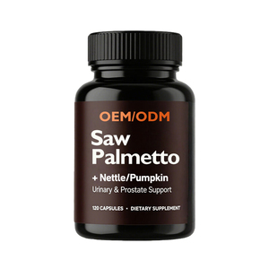 Erkekler İçin Doğal Bitkisel Takviyeler Yetişkinler İçin Saw Palmetto Kapsülleri Isırgan Yosunu Yaprağı Kabak Çekirdeği Yağı Ekstresi BPH Antioksidan - Product Image 1