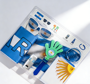 Kit de Animación para Fanáticos del Fútbol con la Bandera Nacional de <span class=keywords><strong>Argentina</strong></span> 2026, Artículos Deportivos Patrióticos para Eventos en Estadios y Celebraciones de Partidos - Product Image 2