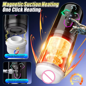 Masturbateur Électrique Vibrant Rotatif et Aspirant pour Homme, Entraîneur de Pénis, Type 'Airplane Cup', à Frottement Inversé, pour Adultes - Product Image 3