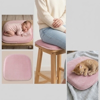 Coussin de chaise carré en mousse à mémoire de forme 40D, amovible et lavable, pour l'extérieur, également utilisable comme tapis de sieste