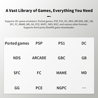 Consola de Juegos Anbernic RG34XXSP, Sistema Linux de 64 Bits, Consola de Juegos Retro Portátil, Pantalla IPS de 3.4 Pulgadas, Wi-Fi, 5000 Juegos