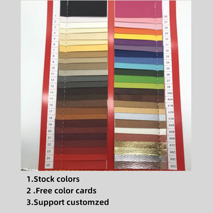 Kain kulit imitasi <span class=keywords><strong>PVC</strong></span> tahan air untuk kursi mobil furnitur tas Sofa sepatu bagasi & pelapis-warna kustom tersedia - Product Image 4