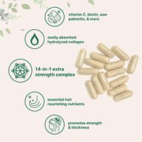 Service OEM ODM : Capsules de Vitamines Capillaires Complexes pour Renforcer la Croissance des Cheveux, Compléments de Beauté