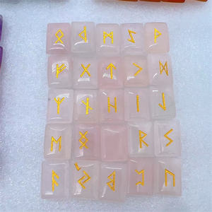 Ensemble de pierres runiques <span class=keywords><strong>en</strong></span> obsidienne noire naturelle Viking Lettre gravée Sorcellerie nordique Ensembles de cristaux de guérison pour la <span class=keywords><strong>divination</strong></span> - Product Image 4