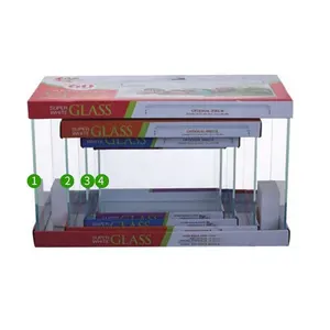 4-in-1A 60x30x36 Aquarium Low Iron Glass Unit Nest Tank