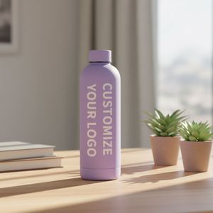 Bouteille d'eau isotherme mince en acier inoxydable de qualité supérieure pour le cyclisme, personnalisable avec logo – Offre promotionnelle - Product Image 3