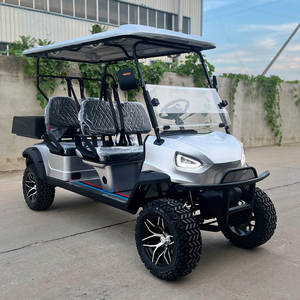 Voiturette de golf électrique professionnelle à 4 places, fabriquée en Chine, certifiée CE, châssis en acier au carbone haute résistance, vitesse maximale de 30 km/h - Product Image 6