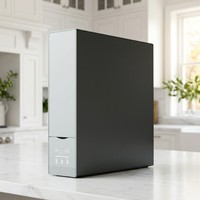 Purificateur d'eau RO à 3 étages à débit élevé, filtre à osmose inverse avec surveillance TDS et affichage de la durée de vie du filtre pour usage domestique